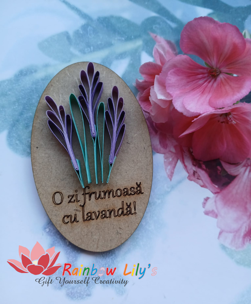 Magnet lavandă