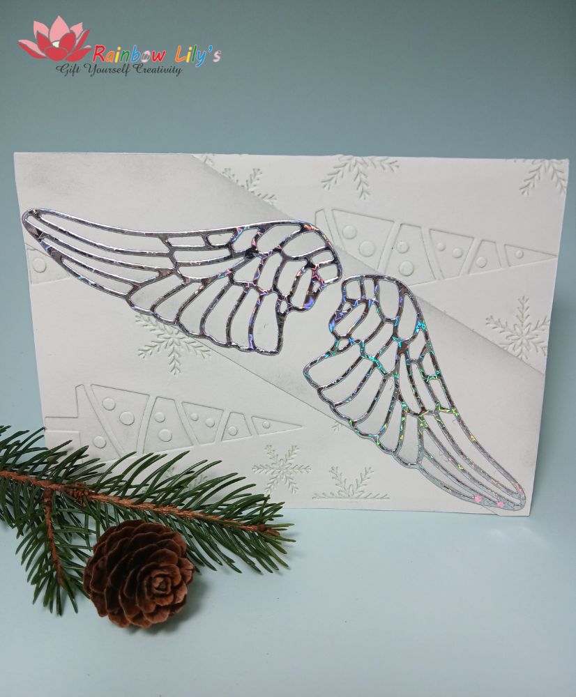 Felicitare de iarnă „Aripi de înger” - imagine 3