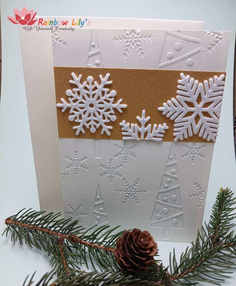 Felicitare de iarnă „Fulgi de nea” - imagine 5