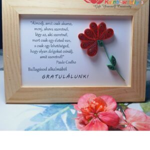 Felicitare 3D quilling 8Martie