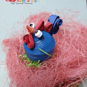 Găinușa 3D quilling