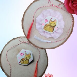 Broșă mărțișor - Pisică