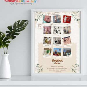 Tablou primul an cu fotografii